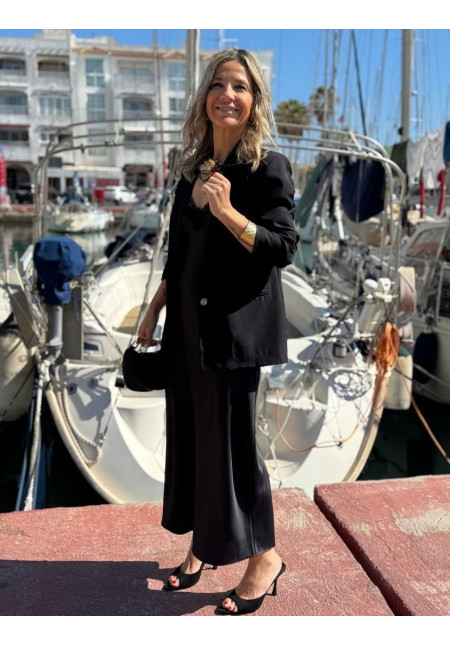 Blazer básica negra