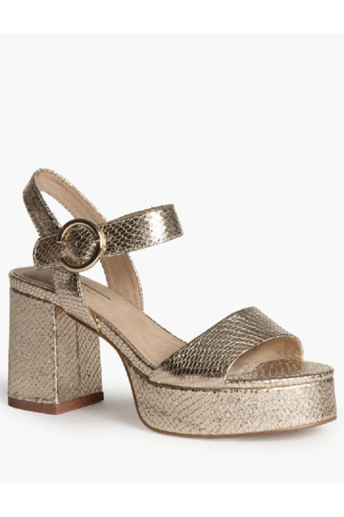 Sandalia dorada serp