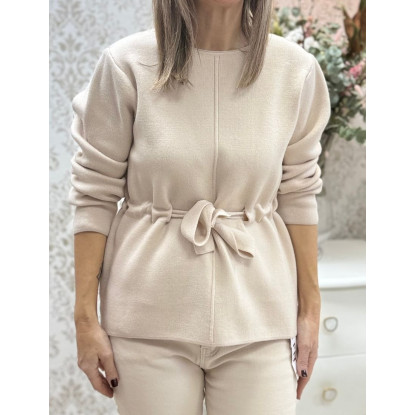 Jersey cintura fruncida