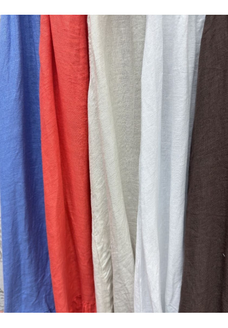 Vestido halter lino colors