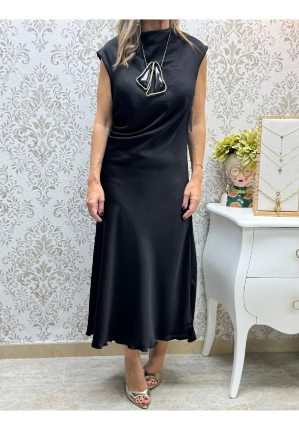 Vestido cuello bobo 