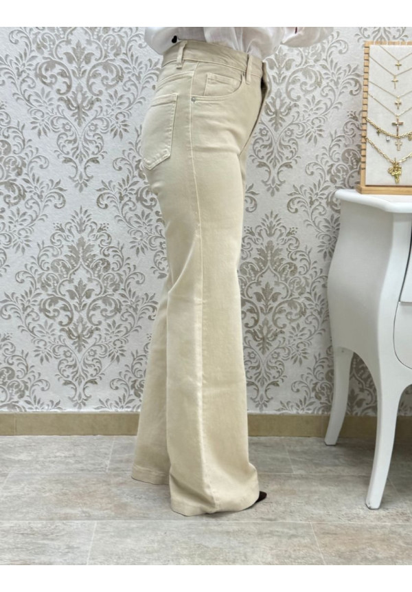 Vaquero beige recto