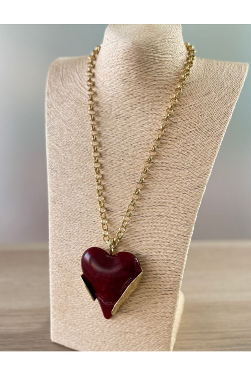 Collar corazón colors