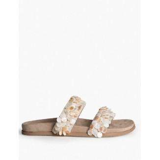 Sandalia tiras nacar