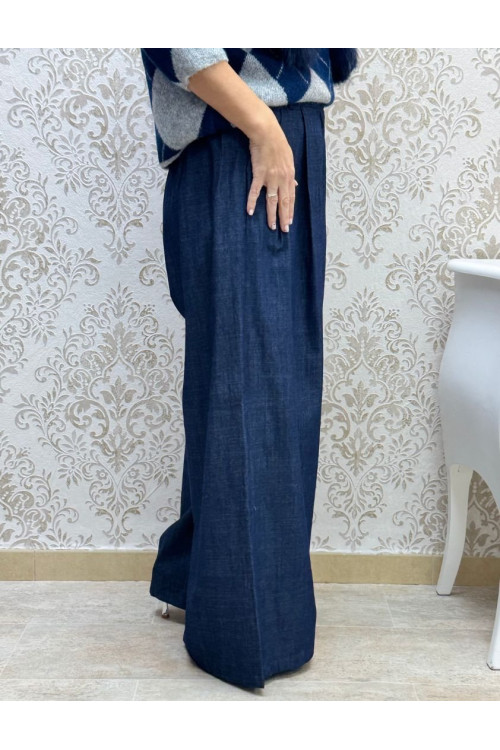 palazzo studio denim