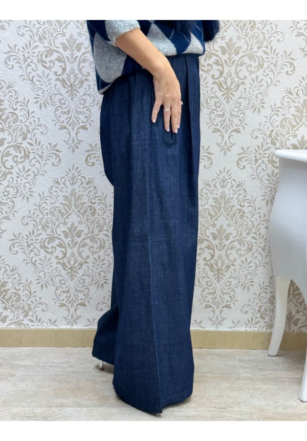 palazzo studio denim