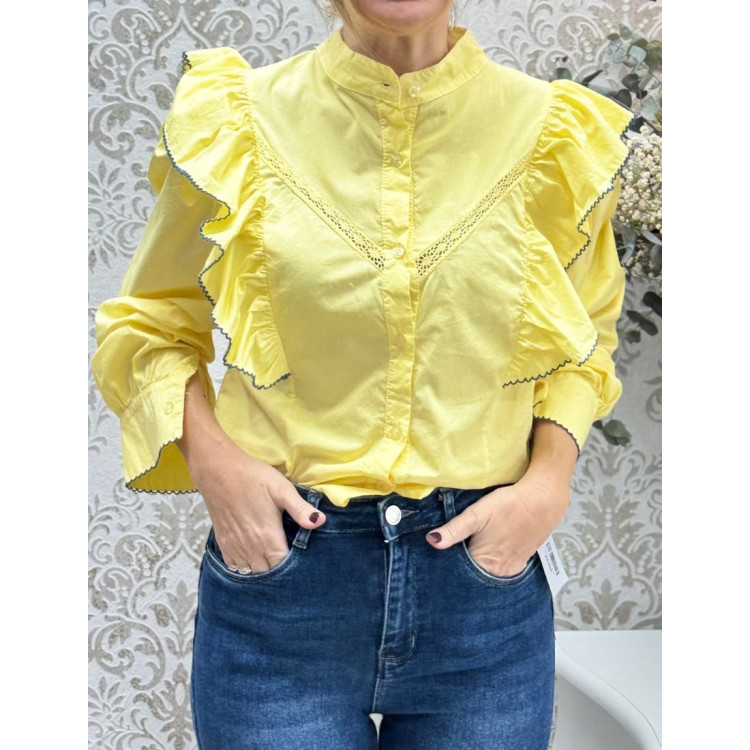 Camisa volante romantic