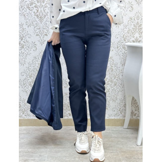 pantalon chino pitillo marino