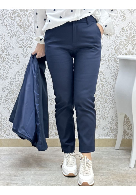 pantalon chino pitillo marino
