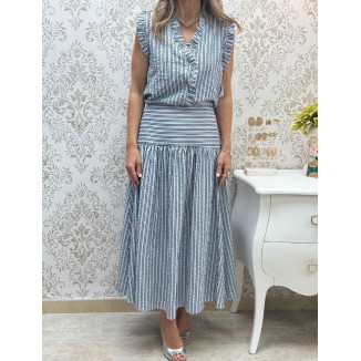 Conjunto Cassandra rayas