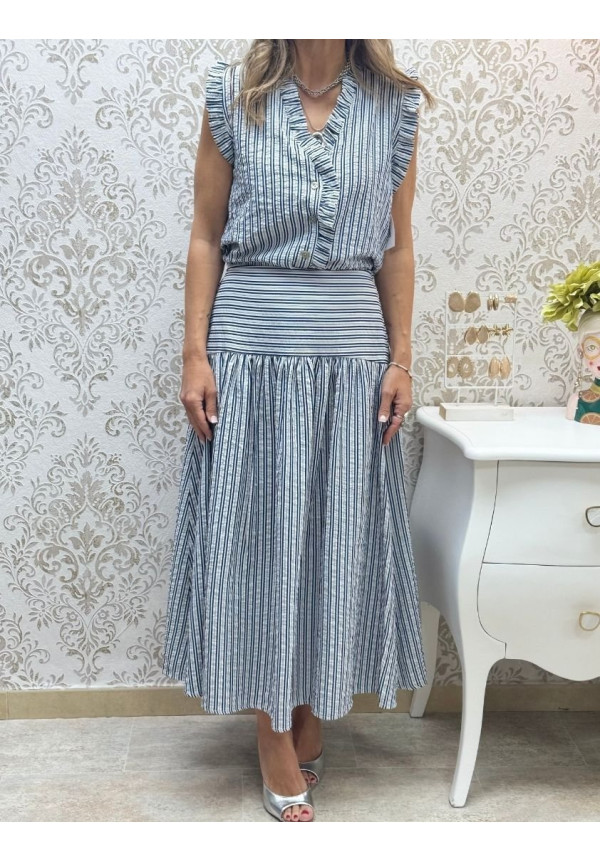 Conjunto Cassandra rayas