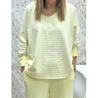 Camiseta m-l rayas pico