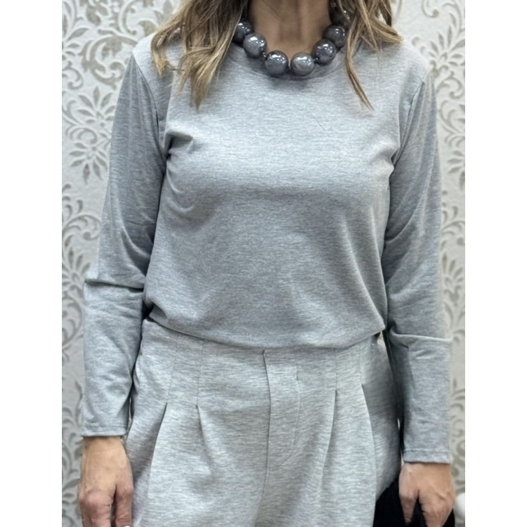 Camiseta manga larg basics