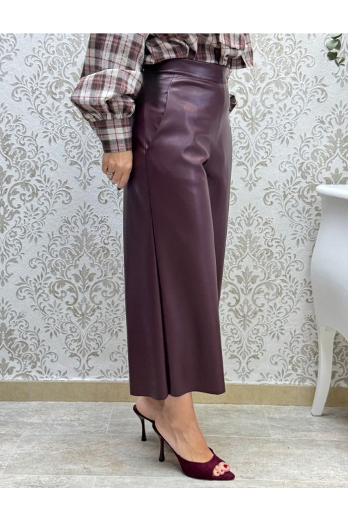 Pant polipiel pirata burdeos