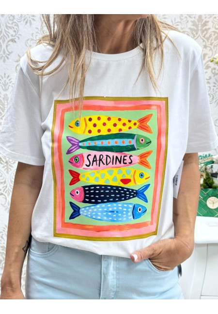 Camiseta basic sardines