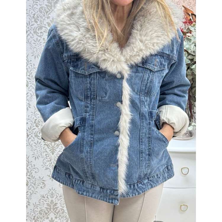 Chaqueta vaquera pelo