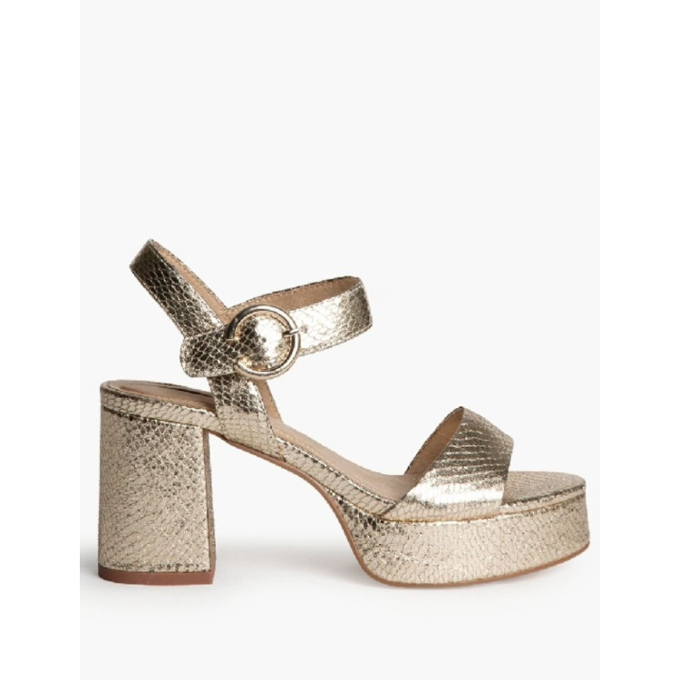 Sandalia dorada serp