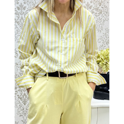 camisa rayas amarillas