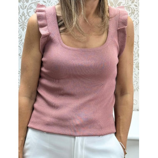 Top punto sisa encaje