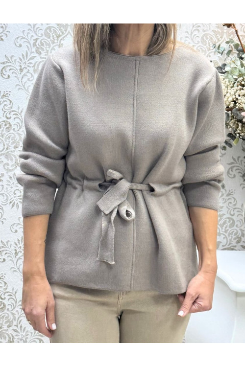 Jersey cintura fruncida