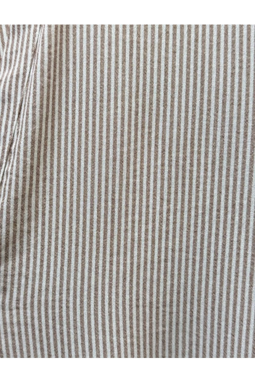 Camisero cortes rayas camel