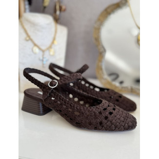 Mery Jane choco trenzado