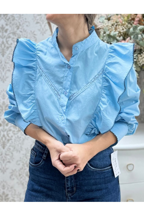 Camisa volante romantic