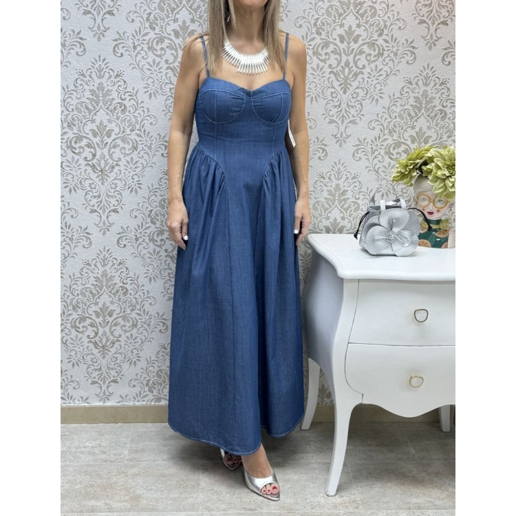Vestido denim claudia