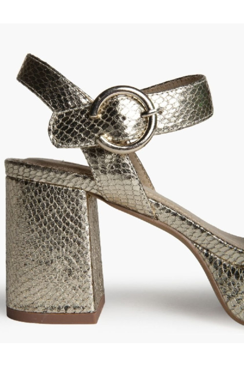 Sandalia dorada serp