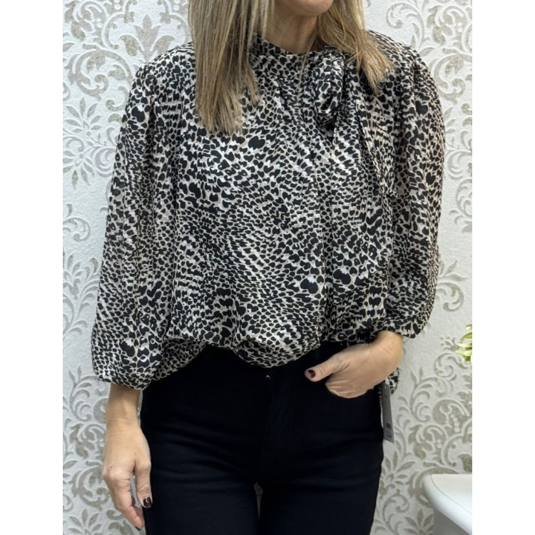 Blusa print colors lazo